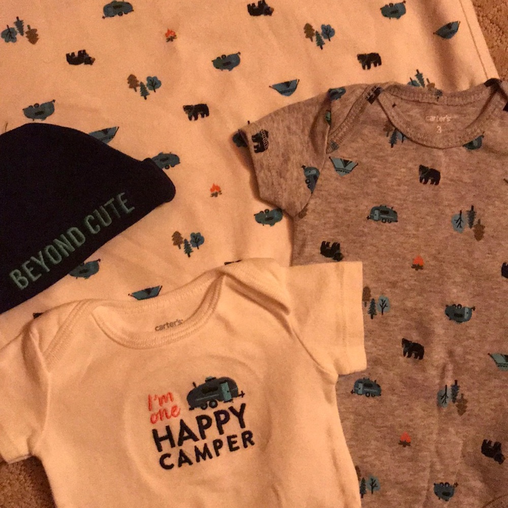 Carter’s Baby Bear Camp Set. 3 Months